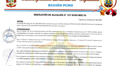 ORDENANZA MUNICIPAL N° 003 – 2026 ORDENANZA MUNICIPAL N° 003 – 2026